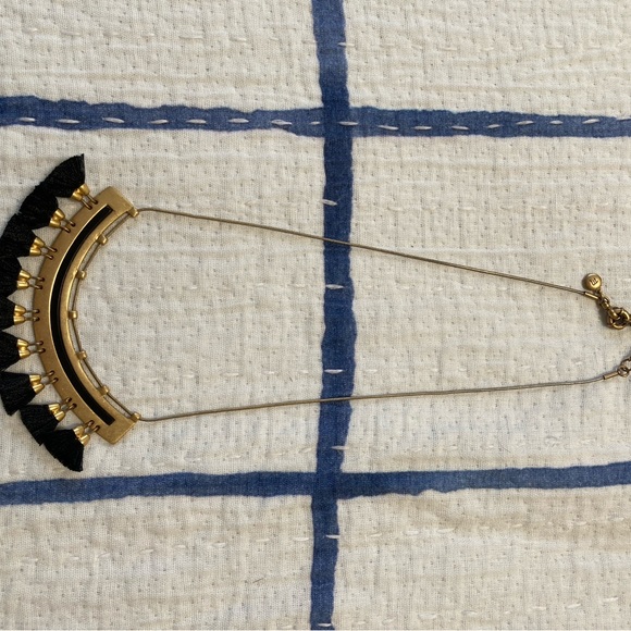 Madewell Gold and Black Tassel Necklace - Picture 4 of 4